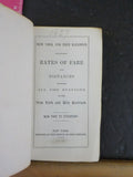 New York and Erie Railroad Rates of Fare 1857? NY to Stockport, Hancock- Dunkirk