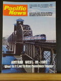 Pacific News #243 1982 November Amtrak West British Columbia Tumbler Ridge Elect
