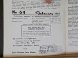 Pacific News #64 1967 February Yosemite Mountain Sugar Pine RR WP SF