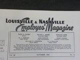 Louisville & Nashville Employee Magazine L&N 1952 October