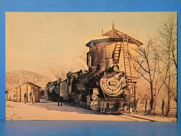 Postcard Denver & Rio Grande Western 491 January 1963
