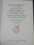 Dr. John Millington 1779-1868 by Dr. Alfred Hume  Newcomen Society Univ Mississi