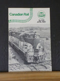 Canadian Rail #339 1980 April TH&B Dunville Subdivision