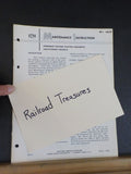 EMD Maintenance Instructions MI 6843 April 1965 Testing & Setting Automatic tran