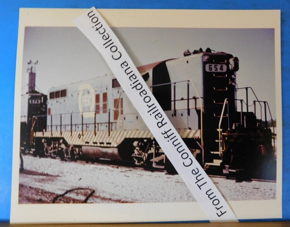 Photo Florida East Coast Locomotive #654 8X10 Color FEC