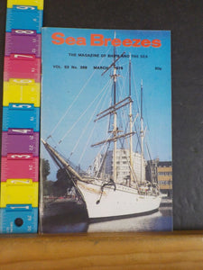Sea Breezes Magazine #399 Vol 53 1979 March Coasting in the Stanley Force
