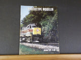 Prototype Modeler 1979 October B&M RPO Santa Fe engines GN flat car EL C-424