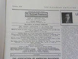 Railroad Employee, The 1934 October V44 #7 Three old time locomotives CRR of NJ