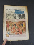 Railroad Stories Magazine 1935 June CNJ Oldest existing railway Picture stamps