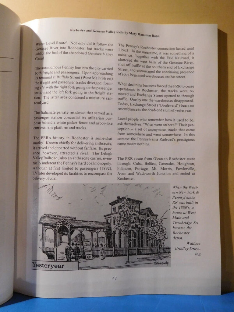 Rochester and Genesee Valley Rails by Mary Hamilton Dann 2001 SC 169 P ...