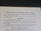 Pittsburg,Chartiers and Youghiogheny Railway Company Annual Report 1908 26th