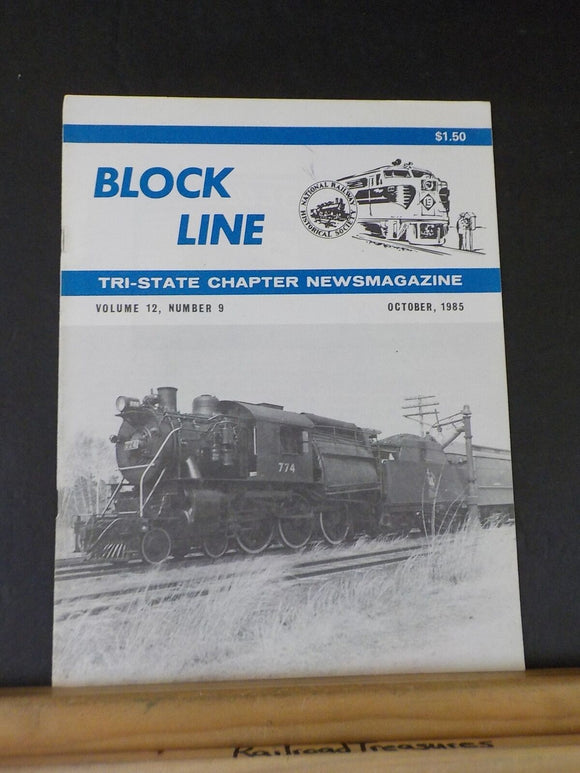 Block Line NRHS 1985 October Last Run CNJ Steam
