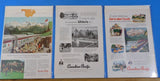 Ads Canadian Pacific Railroad Lot #5 Advertisements from various magazines
