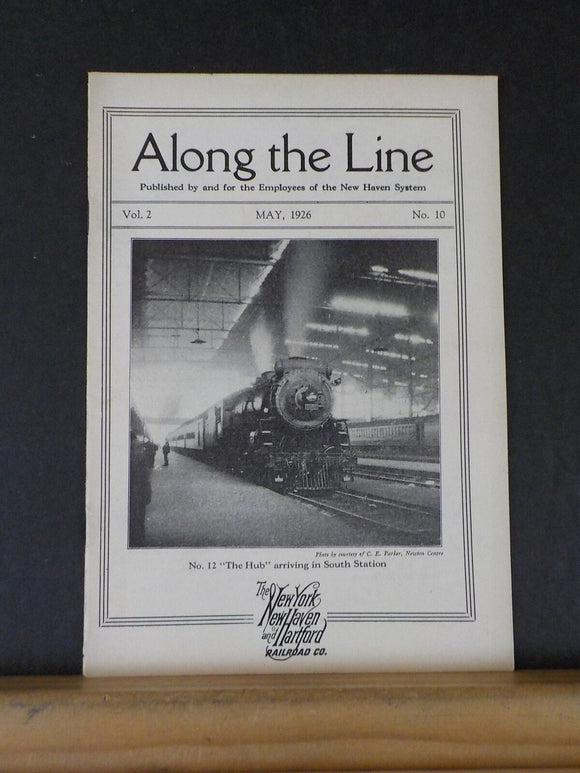 Along the Line 1926 May New York New Haven & Hartford Employee Magazine