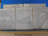 Erie Railfan Lot of 14 issues   Copies Not originals