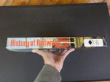 History Of Railways By E L Cornwell    Heavy  Oversize  w/dust jacket