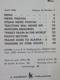 Trains Magazine 1963 April D&RGW 3600s out of Minturn Alaska