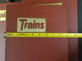 Trains Magazine Binders Five binders with rods  USED
