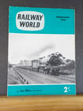 Railway World 1961 February Vol 22 No 249 Decline of the Slip Coach North-West A