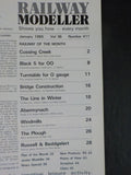 Railway Modeller 1985 January V36 #411 Superdetailing a Black 5 Windmills