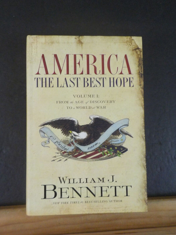 America The Last Best Hope Vol 1 From Age of Discovery to a World at War  w/DJ