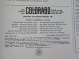 Colorado Rocky Mountain West 1976 November / December Vol XII #3 Colorful