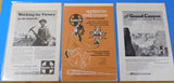 Ads Santa Fe Railway Lot #11 Advertisements from various magazines (10)