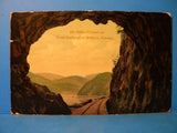 Postcard Vosse Railroad Tunnel Bolstad Norway Postmarked 1910 Boston Mass