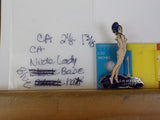 Jaycees California Nude Lady   Female  Dark blue base and hat   PIN