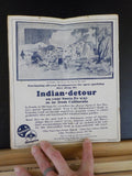Atchison Topeka & Santa Fe Railway System public timetable 1929 Sep 1 Damage