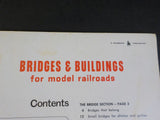 Bridges & Buildings For Model Railroads By Willard Anderson Soft Cover