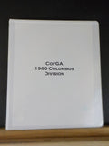 CofGA 1960 Columbus Division Central of Geogia Ry Condensed track profile Binder