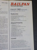 Railfan & Railroad Magazine 1982 March 13 Alco short lines IN NY Chessie #614