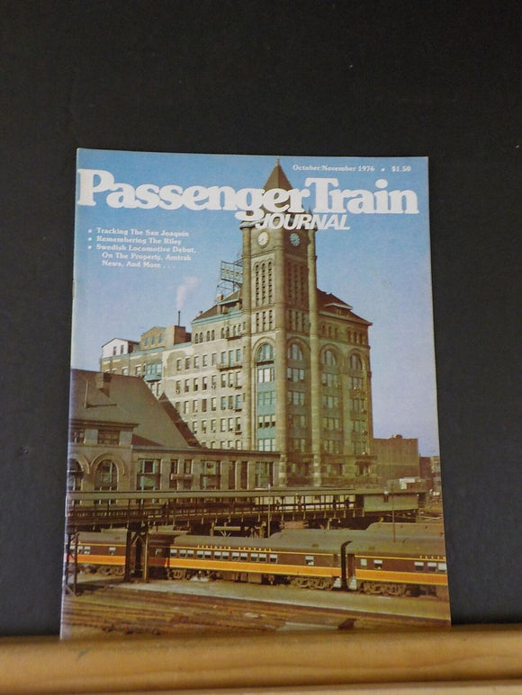 Passenger Train Journal 1976 October November Remembering the Riley