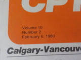 CP Rail News 1980 February 6 Employee Newspaper Calgary Vancouver mainline