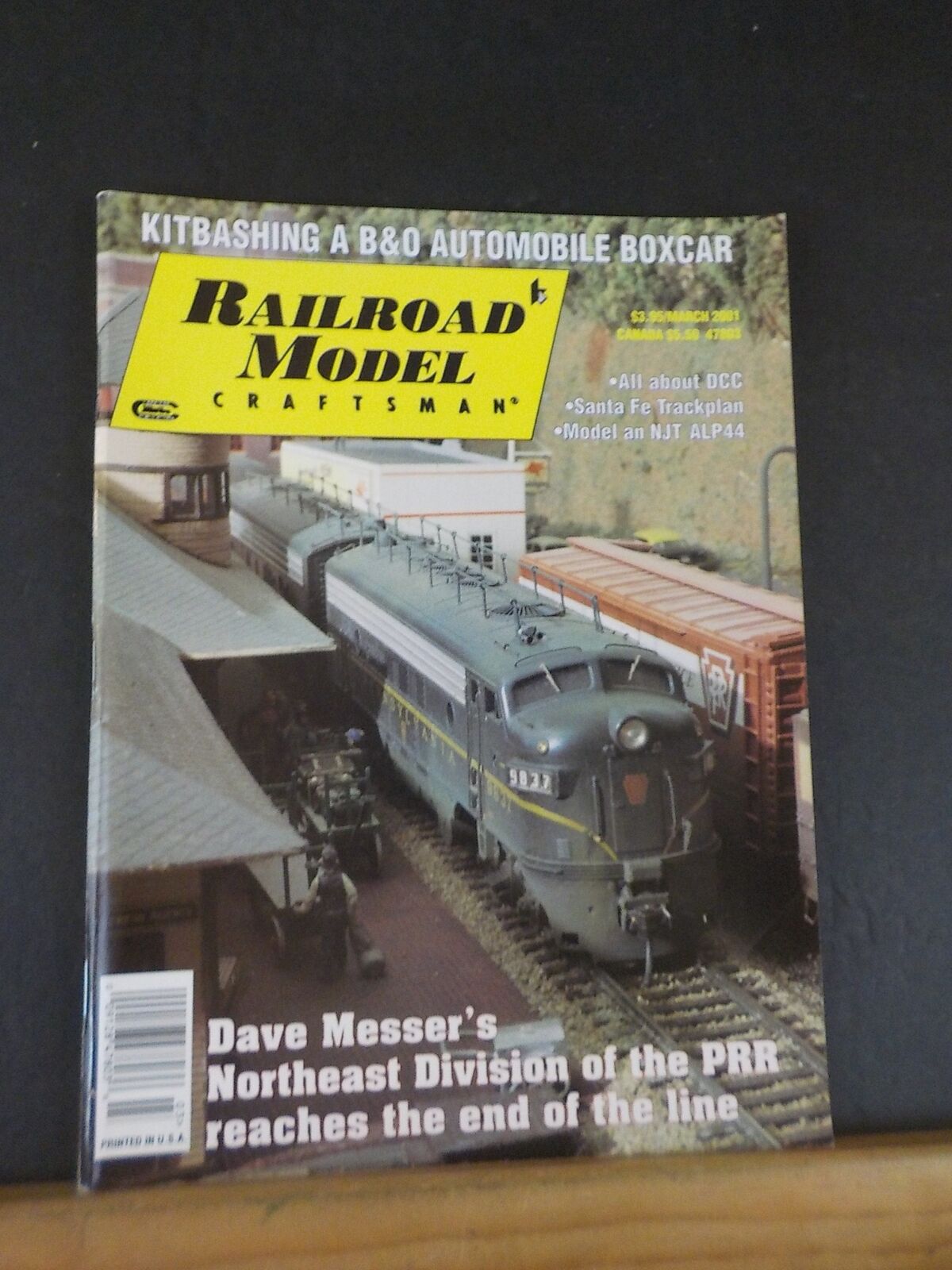 Railroad Model Craftsman Magazine 2001 March Kitbash a B&O automobile ...