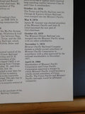 Inside Mo-Pac brochure Map color photos Condensed Chronological History