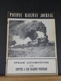 Pacific Railway Journal Vol 2 #3 1957 August Steam Locomotivesf D&RGW