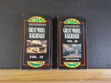 VHS Great Model Railroads Volume 15 & 28 VHS