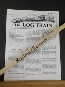 Log Train Magazine V16 #2 2000 #62  Heisler Fireless Steam Locomotives