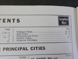 Burlington Route System Public Timetable 1959 November-1960 April