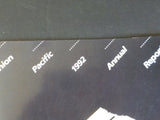 Union Pacific Railroad Annual Report 1992 UP Financial Map Operations