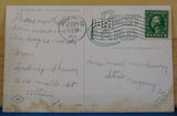 Postcard Lehigh Valley RR yards Sayre PA Postmarked 1912 To Noah McCloskey