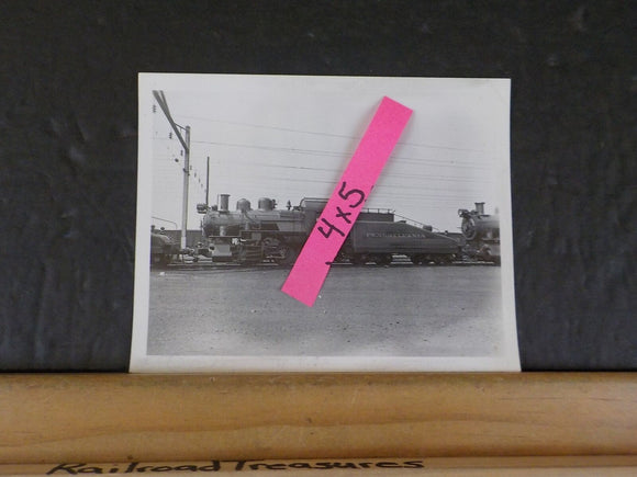 Photo Pennsylvania Railroad Locomotive #1168 4X5 Black & White 1949 S Pila PA