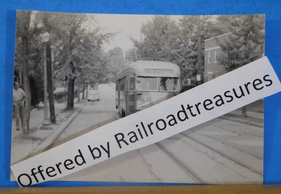 Photo Capital Transit Trolley #1279 Maryland Circa 1930s 40s