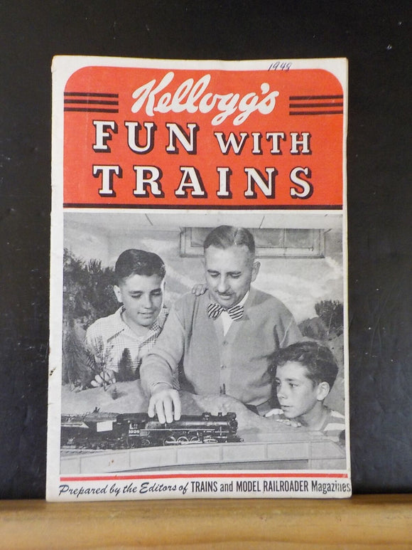 Kellogg's Fun With Trains 1948 Approx 32 pages Prepared by the Editors of Trains