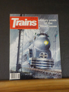 Trains Magazine 1985 June Glory days of the Blue Goose Eddystone contrasts