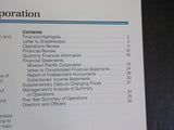 Missouri Pacific Corporation Annual Report 1979 Financials