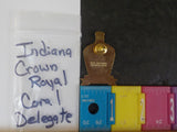 Jaycees Indiana Crown Royal Bottle Coral Delegate Liquer  PIN