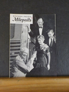 Western Pacific Mileposts 1955 September Vol VII #2 Milepost #74